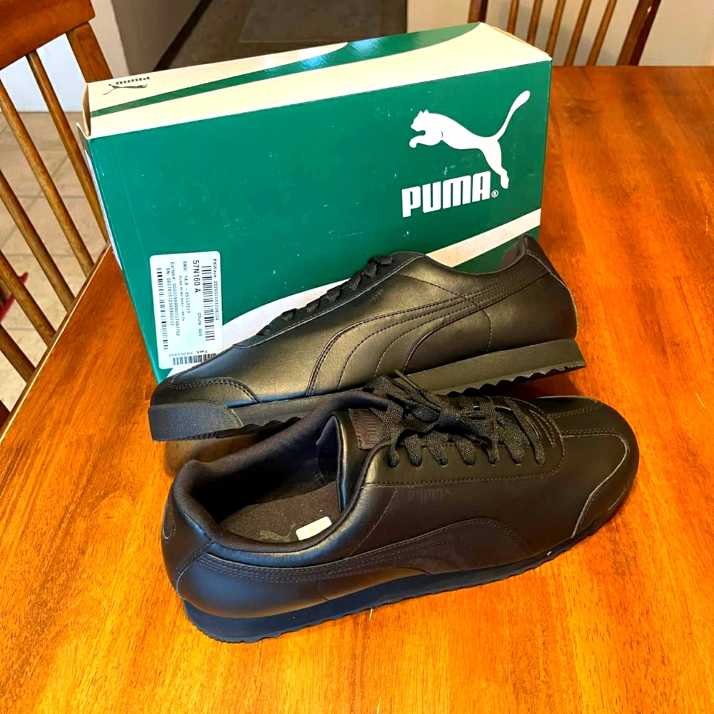 Men's PUMA Roma Basic. Black